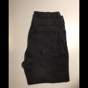 H&M high waisted black jeans